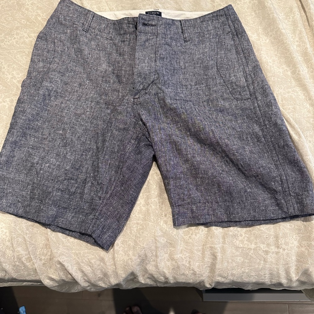 J. Crew Gray Flat Front Shorts Versatile and Classic